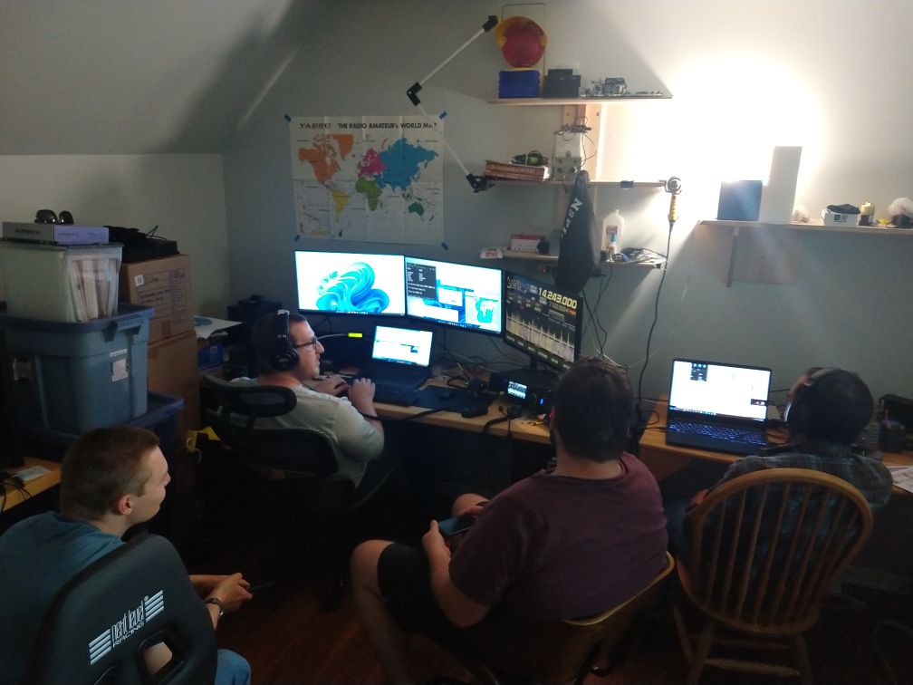 KD9ERP, N8PIC, K9QW, and Nat