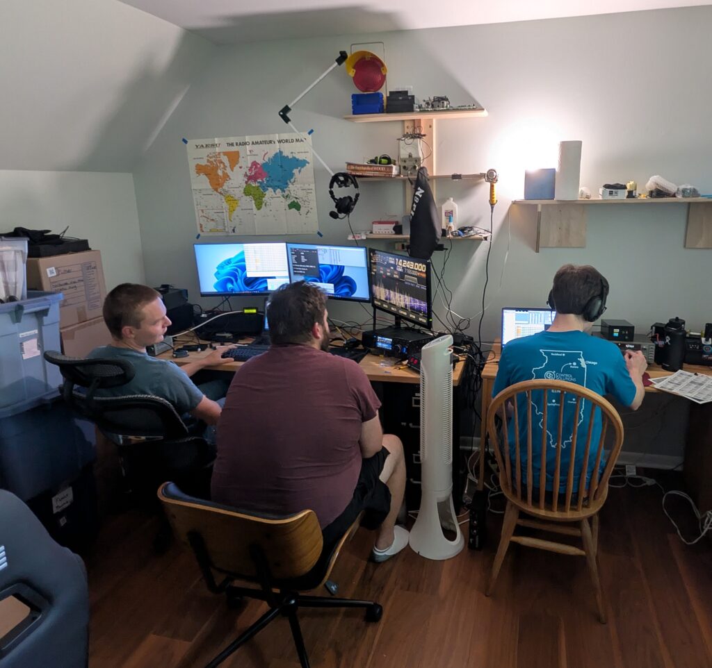 KD9ERP, KE0DIT, and Nat